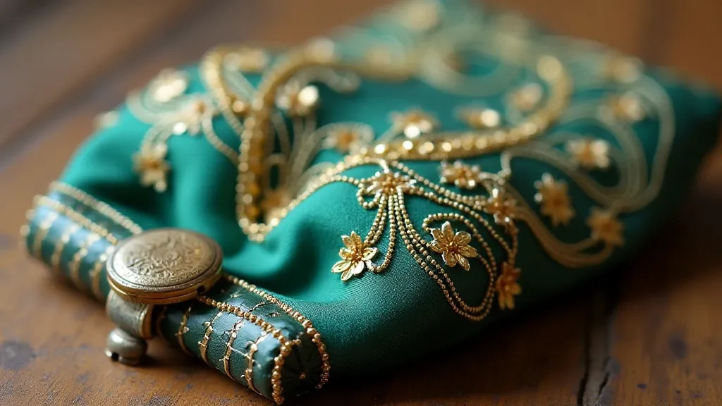 Beaded vintage coin purse