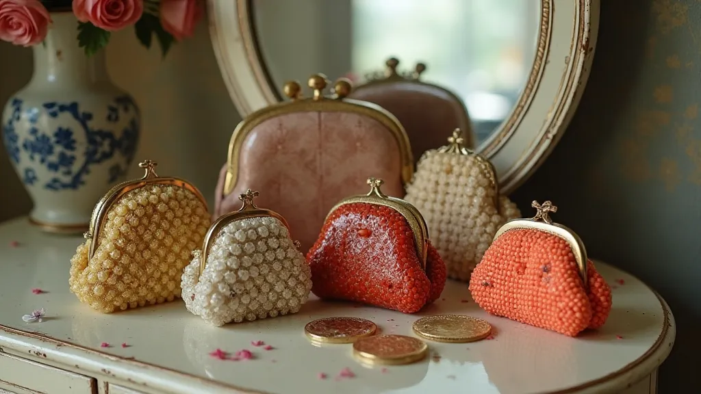 Collection of vintage coin purses